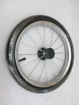 Kolečko ke kočárku 14" TAKO chrom.