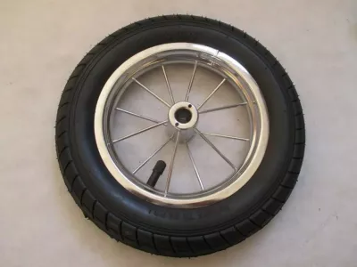 Kolečko ke kočárku kovové nafukovací 10" - bez ložiska.
