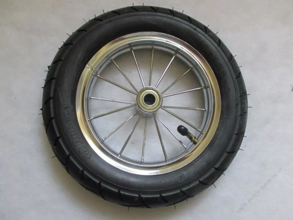 Kolečko ke kočárku kovové nafukovací 10" - s ložiskem.