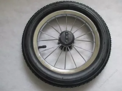 Kolečko ke kočárku kovové nafukovací 12" - bez ložiska.