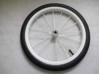 Kolečko ke kočárku kovové nafukovací 14" RETRO - s ložiskem.