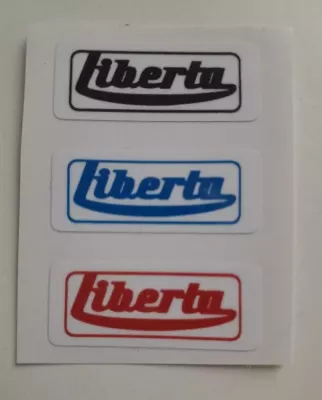 Nálepka LIBERTA malá transparentní + barva.