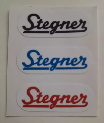 Nálepka STEGNER malá transparentní + barva.