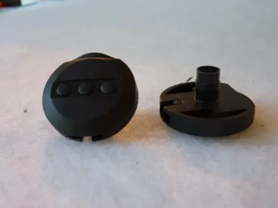 Střed kolečka ABC - A - ø 10 mm.