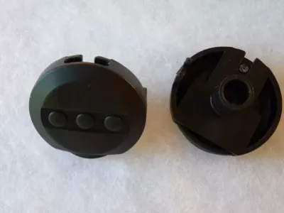 Střed kolečka ABC - B - ø 10 mm.