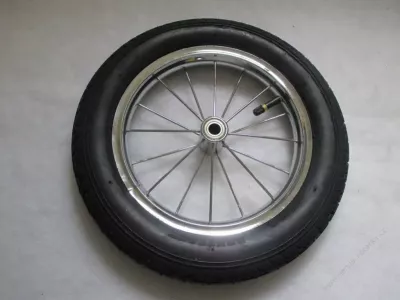 Kolečko ke kočárku kovové nafukovací 12" - s ložiskem.