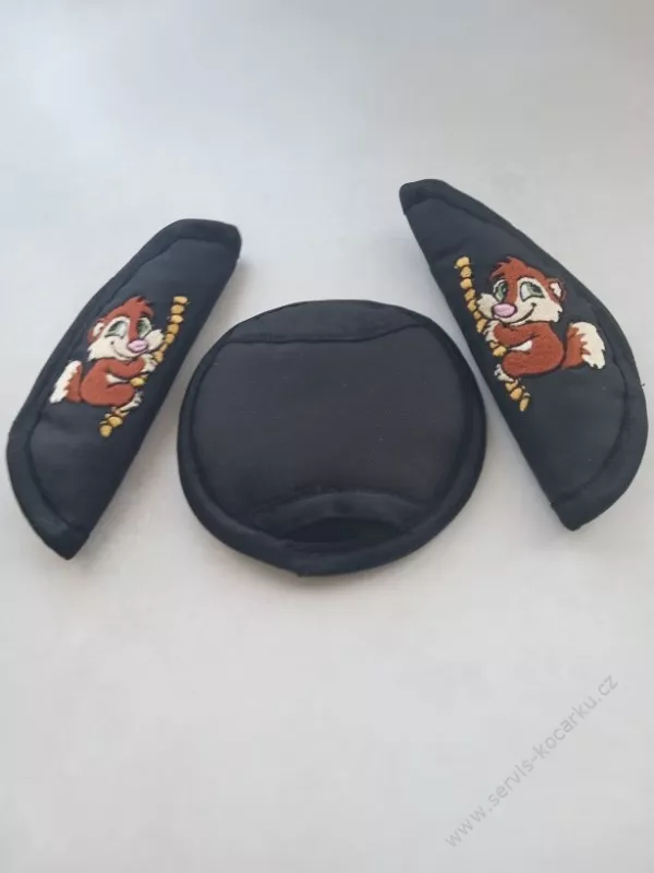 Souprava - chránič bezpečnostních pásů VEVERKA.
