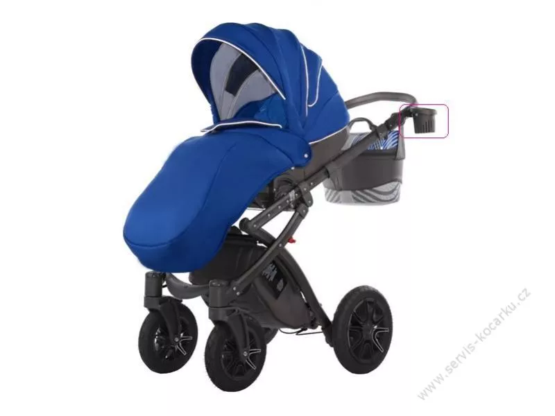 Držák nápojů TAKO, kompletní - šedý.