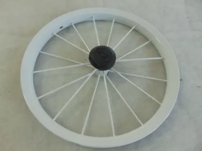 Ráfek kolečka bílý 14" - s ložiskem. Ráfek kolečka bílý 14" - s ložiskem.