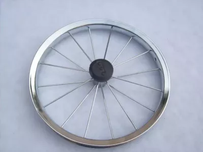 Ráfek kolečka chromovaný 14".