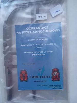 Chránič sedadla v autě.