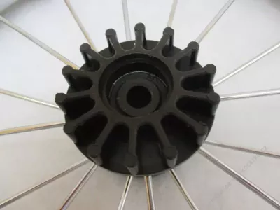 Kolečko ke kočárku 14" TAKO chrom.