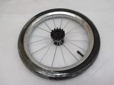 Kolečko ke kočárku 14" TAKO chrom.