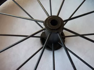 Kolečko ke kočárku kovové nafukovací 14" RETRO - s ložiskem.