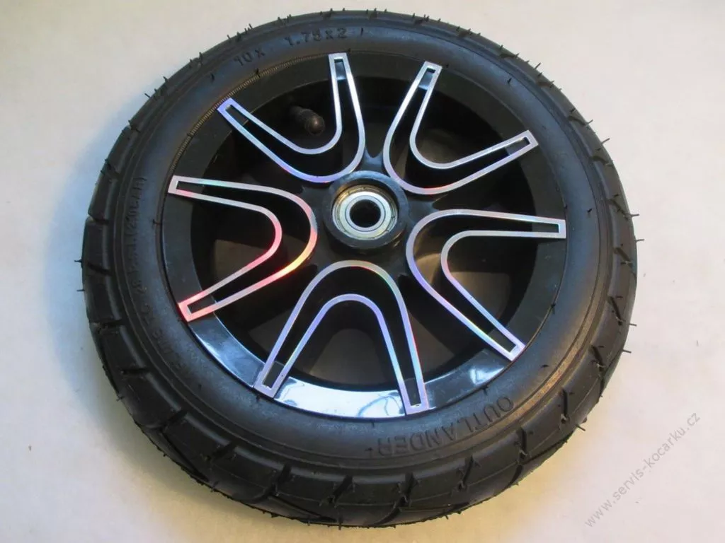 Kolečko ke kočárku plastové nafukovací 10" - HOLOGRAM.
