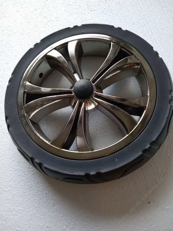 Kolečko pěna 12" černý chrom.