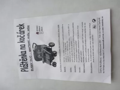Pláštěnka na kočárek BUGGY DUO.