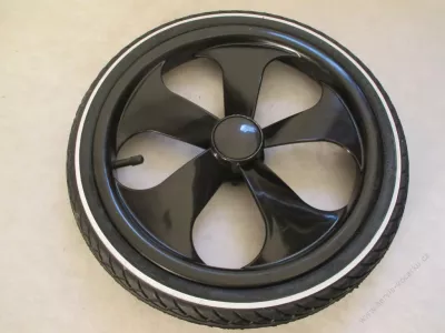 Plastové kolečko 14" černé.