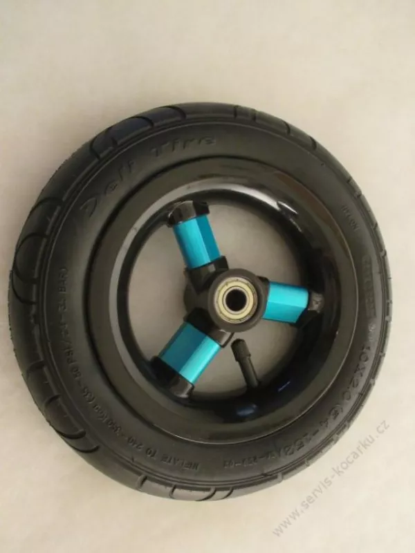 Kolečko nafukovací 10" TAKO CAPTIVA - tyrkysová / černá.