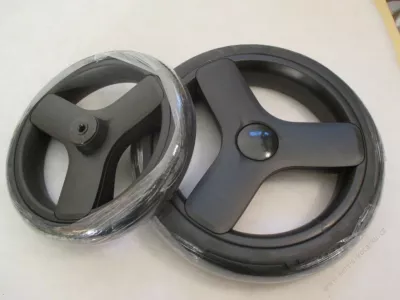 Kolečko plastové TAKO drifting 12", černo / černé.